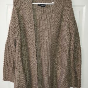 Chunky knitted cardigan